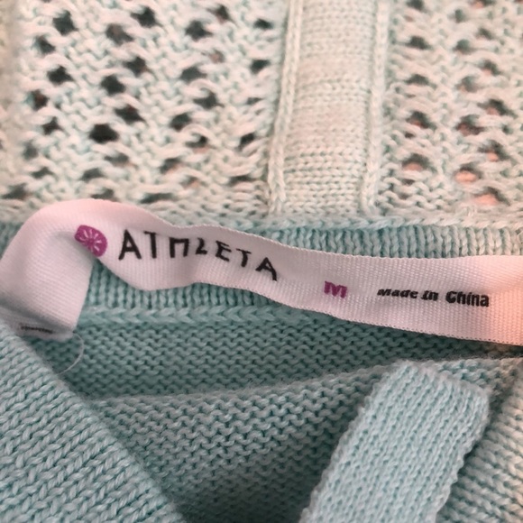 Athleta Sunscape Knit Zip Hoodie Medium - Picture 7 of 11